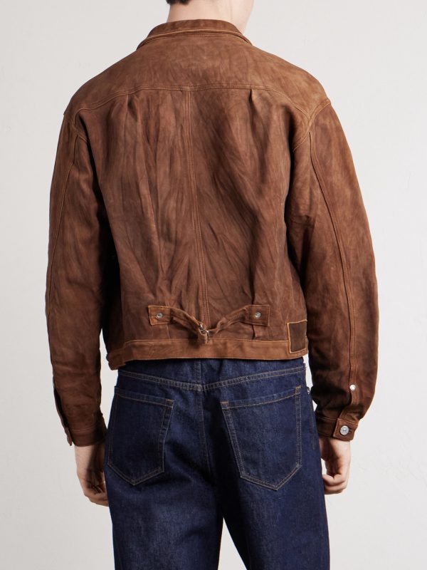 102X Cropped Leather Jacket - BK