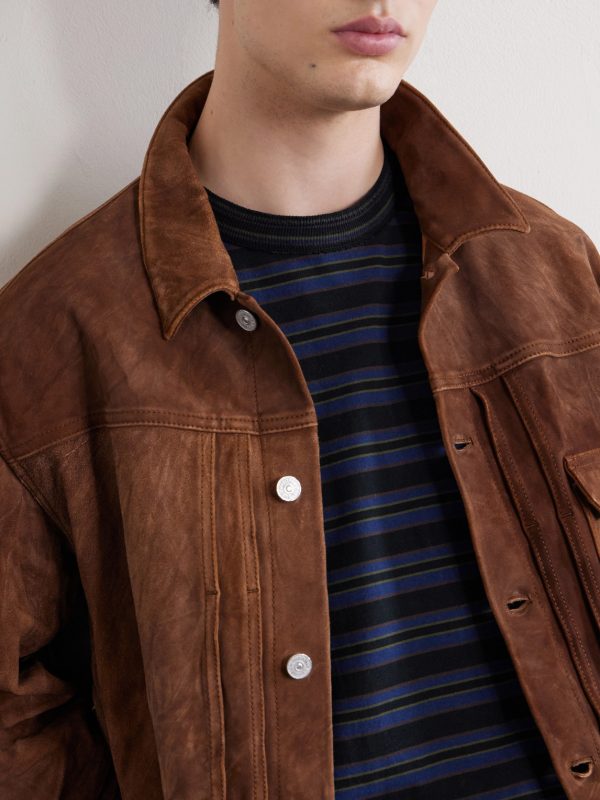 102X Cropped Leather Jacket - CU