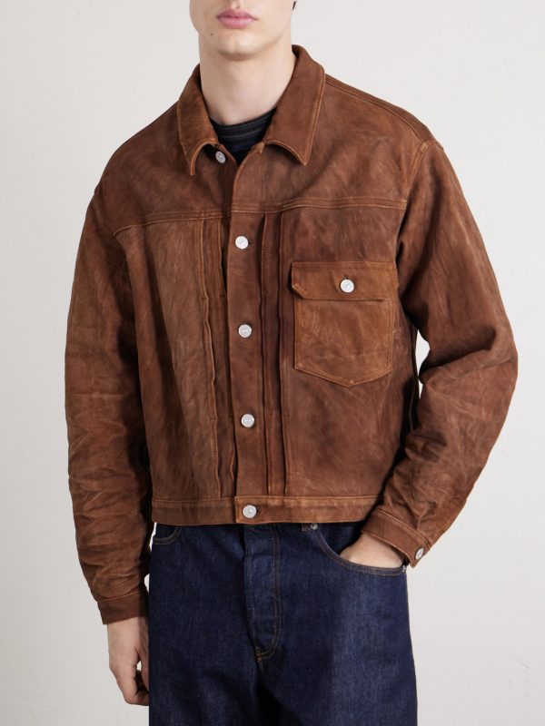 102X Cropped Leather Jacket - FR