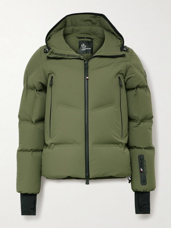 Quilted Tech-Poplin Hooded Down Jacket Quilted Tech-Poplin Hooded Down Jacket