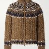 Indren Virgin Wool-Blend Jacquard Down Jacket Indren Virgin Wool-Blend Jacquard Down Jacket