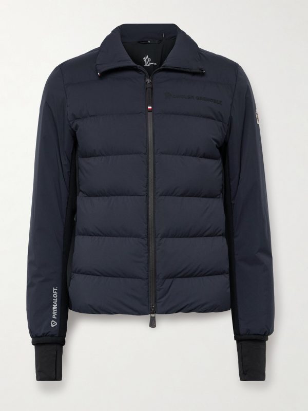 Araripe Stretch-Jersey Trimmed Quilted Down Ski Jacket Araripe Stretch-Jersey Trimmed Quilted Down Ski Jacket