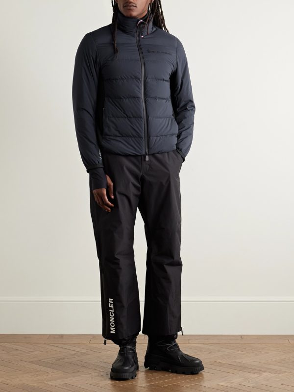 Araripe Stretch-Jersey Trimmed Quilted Down Ski Jacket - OU Araripe Stretch-Jersey Trimmed Quilted Down Ski Jacket - OU