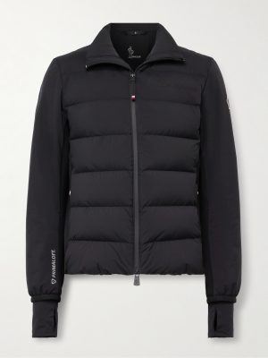 Araripe Stretch-Jersey Trimmed Quilted Down Ski Jacket