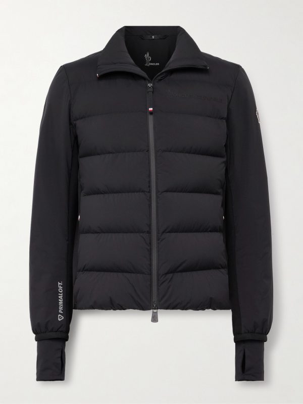 Araripe Stretch-Jersey Trimmed Quilted Down Ski Jacket Araripe Stretch-Jersey Trimmed Quilted Down Ski Jacket