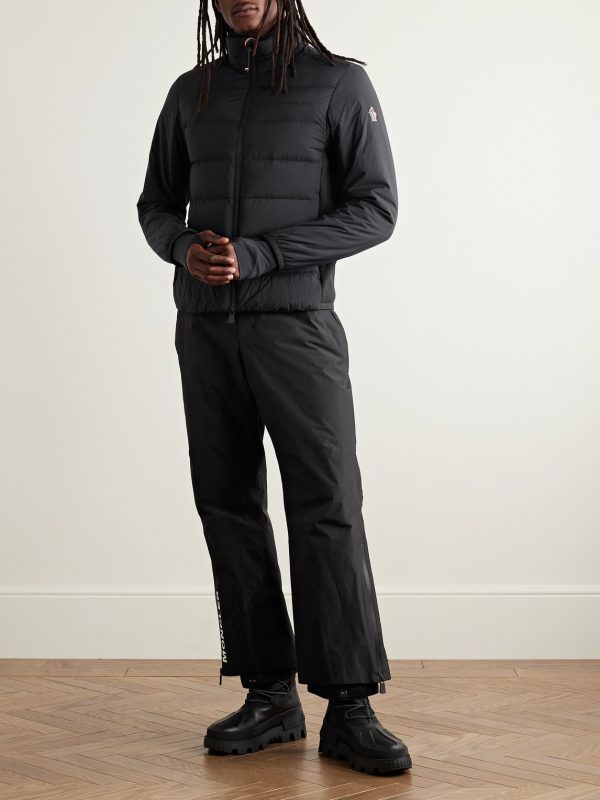Araripe Stretch-Jersey Trimmed Quilted Down Ski Jacket - OU Araripe Stretch-Jersey Trimmed Quilted Down Ski Jacket - OU