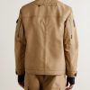 Marguns Cotton-Corduroy and Stretch-Jersey Trimmed WINDSTOPPER® by GORE-TEX LABS Hooded Ski Jacket - BK Marguns Cotton-Corduroy and Stretch-Jersey Trimmed WINDSTOPPER® by GORE-TEX LABS Hooded Ski Jacket - BK