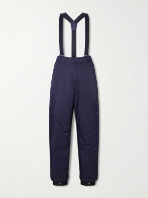 Wide-Leg Padded Ski Salopettes