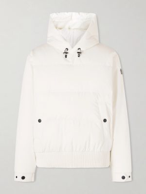 Hourtine Quilted Gabardine Hooded Down Jacket