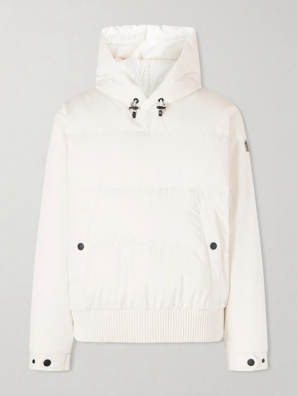 Hourtine Quilted Gabardine Hooded Down Jacket Hourtine Quilted Gabardine Hooded Down Jacket