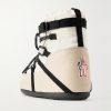 + Moon Boot Icon Low Gaiter Padded Shell and Leather Snow Boots - BK + Moon Boot Icon Low Gaiter Padded Shell and Leather Snow Boots - BK