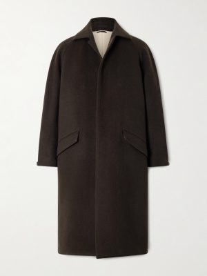 Cashmere and Silk-Blend Coat