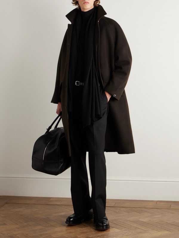 Cashmere and Silk-Blend Coat - OU Cashmere and Silk-Blend Coat - OU