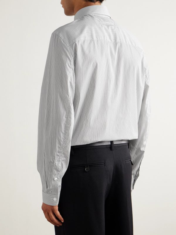 Striped Cotton Shirt - BK Striped Cotton Shirt - BK