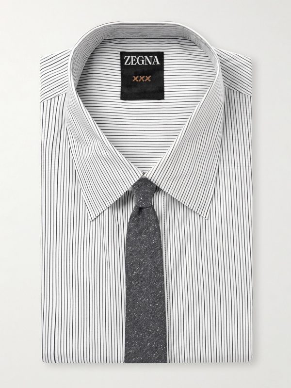 Striped Cotton Shirt - E1 Striped Cotton Shirt - E1