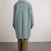 Double-Breasted Wool and Cashmere-Blend Tweed Coat - BK