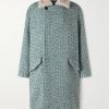 Double-Breasted Wool and Cashmere-Blend Tweed Coat