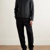 Nubuck-Trimmed Virgin Wool-Twill Jacket - OU Nubuck-Trimmed Virgin Wool-Twill Jacket - OU