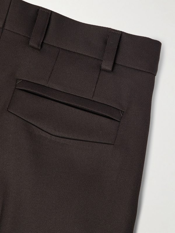 Straight-Leg Wool-Twill Trousers - CU Straight-Leg Wool-Twill Trousers - CU