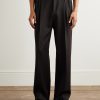 Straight-Leg Wool-Twill Trousers - FR Straight-Leg Wool-Twill Trousers - FR