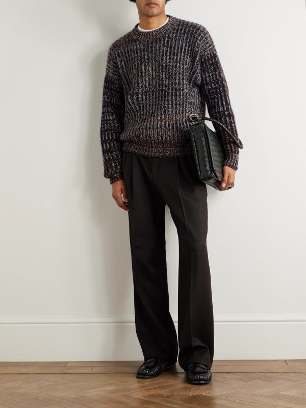 Straight-Leg Wool-Twill Trousers - OU Straight-Leg Wool-Twill Trousers - OU