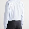Cutaway-Collar Checked Cotton-Poplin Shirt - BK