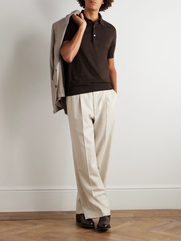 Slim-Fit Cotton Polo Shirt - OU Slim-Fit Cotton Polo Shirt - OU