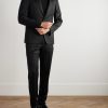 Slim-Fit Satin-Trimmed Wool and Mohair-Blend Twill Tuxedo - OU Slim-Fit Satin-Trimmed Wool and Mohair-Blend Twill Tuxedo - OU