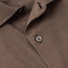 Spread-Collar Mulberry Silk Shirt - CU