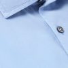 Spread-Collar Mulberry Silk Shirt - CU