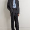 Spread-Collar Mulberry Silk Shirt - OU