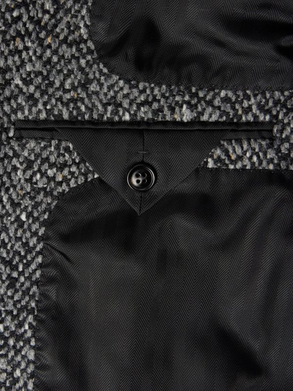 Wool and Cashmere-Blend Suit Jacket - E1 Wool and Cashmere-Blend Suit Jacket - E1