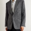 Wool and Cashmere-Blend Suit Jacket - FR Wool and Cashmere-Blend Suit Jacket - FR