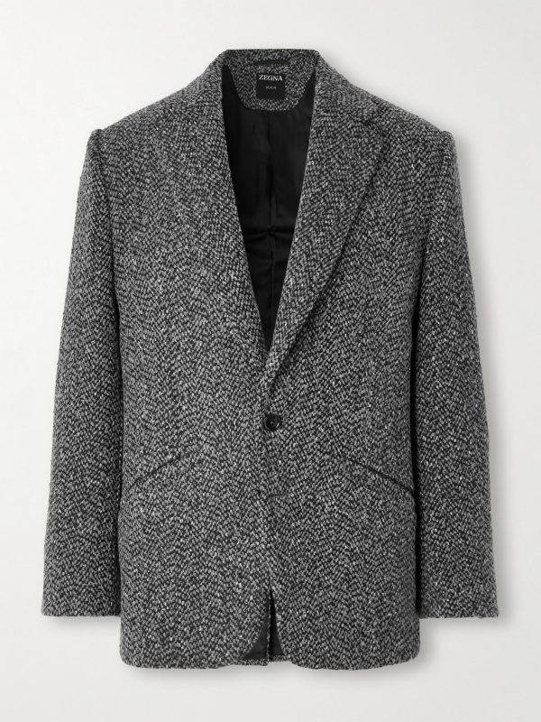 Wool and Cashmere-Blend Suit Jacket Wool and Cashmere-Blend Suit Jacket