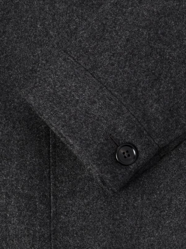 Il Conte Leather-Trimmed Oasi Cashmere Overshirt - E1 Il Conte Leather-Trimmed Oasi Cashmere Overshirt - E1