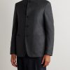 Il Conte Leather-Trimmed Oasi Cashmere Overshirt - FR Il Conte Leather-Trimmed Oasi Cashmere Overshirt - FR