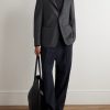 Il Conte Leather-Trimmed Oasi Cashmere Overshirt - OU Il Conte Leather-Trimmed Oasi Cashmere Overshirt - OU