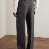 Straight-Leg Wool and Cashmere-Blend Suit Trousers - BK