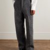 Straight-Leg Wool and Cashmere-Blend Suit Trousers - FR