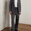Straight-Leg Wool and Cashmere-Blend Suit Trousers - OU