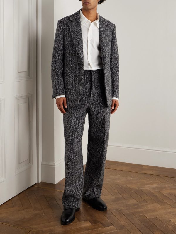 Straight-Leg Wool and Cashmere-Blend Suit Trousers - OU