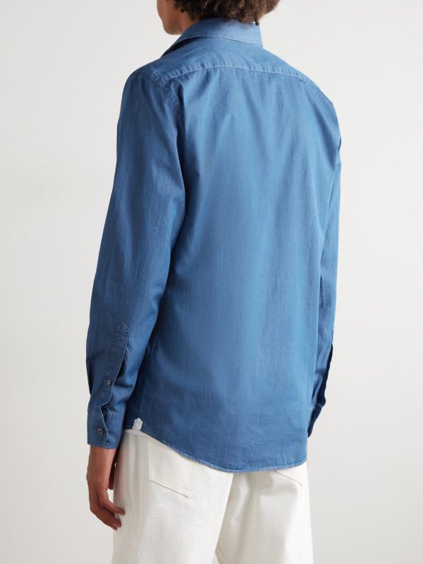 Cotton-Chambray Shirt - BK Cotton-Chambray Shirt - BK