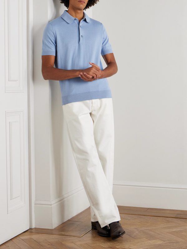 Slim-Fit Cotton Polo Shirt - OU Slim-Fit Cotton Polo Shirt - OU