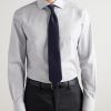 Cutaway-Collar Micro-Checked Trofeo™ Cotton-Poplin Shirt - FR Cutaway-Collar Micro-Checked Trofeo™ Cotton-Poplin Shirt - FR
