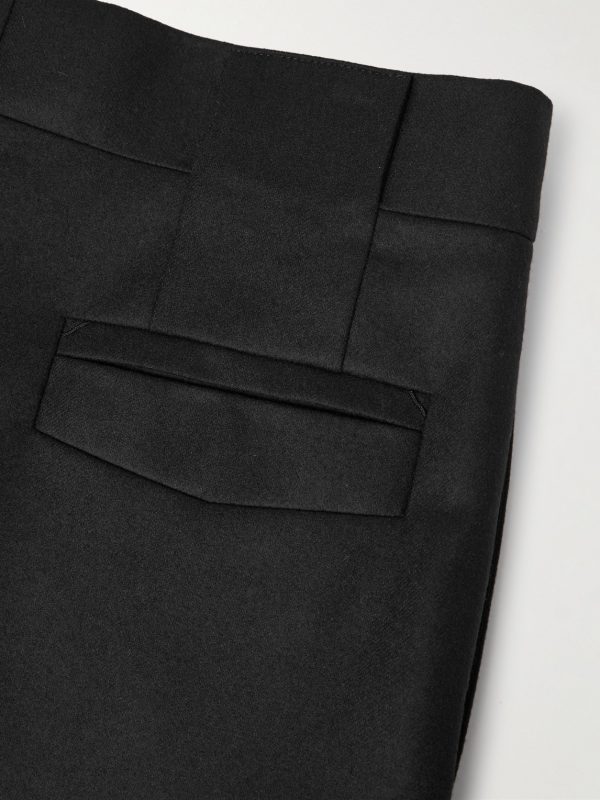 Straight-Leg Pleated Wool Trousers - CU Straight-Leg Pleated Wool Trousers - CU