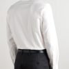 Cutaway-Collar Cotton-Piqué Shirt - BK Cutaway-Collar Cotton-Piqué Shirt - BK