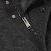 Padded Suede-Trimmed Oasi Cashmere Coat - CU Padded Suede-Trimmed Oasi Cashmere Coat - CU