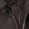 Padded Full-Grain Leather Field Jacket - CU Padded Full-Grain Leather Field Jacket - CU