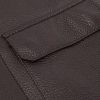 Padded Full-Grain Leather Field Jacket - E1 Padded Full-Grain Leather Field Jacket - E1