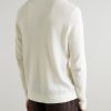 Crocheted-Knit Cotton Polo Shirt - BK